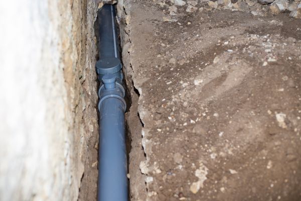 Drain Line Installation in Lake Stevens